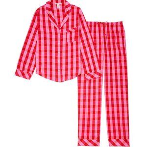 Victoria's Secret The Flannel PJ, Long Sleeve Top/Pant Set, size XS Reg NWT
